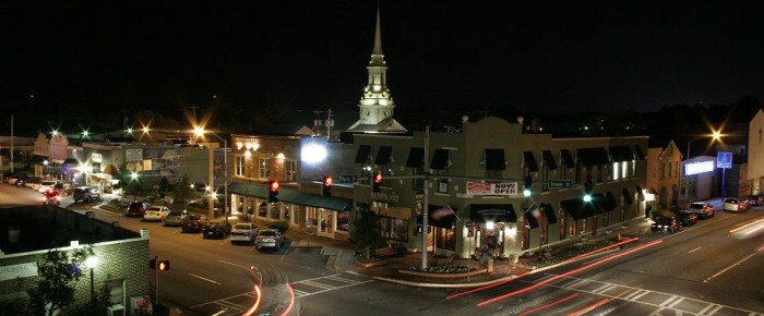 Lawrenceville at Night
