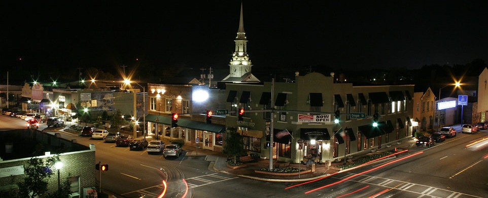 Lawrenceville at Night